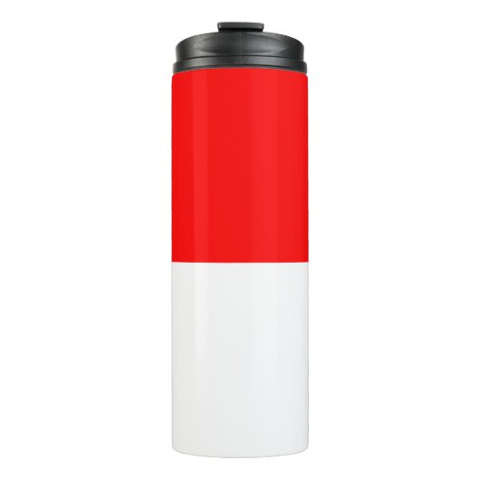 Thermal Tumbler mit Flagge Indonesiens Thermosbecher (Vorderseite)