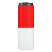 Thermal Tumbler mit Flagge Indonesiens Thermosbecher (Rückseite)
