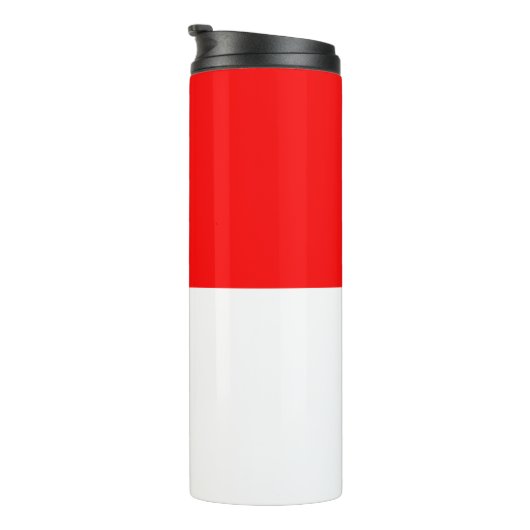 Thermal Tumbler mit Flagge Indonesiens Thermosbecher (Nach rechts gedreht)