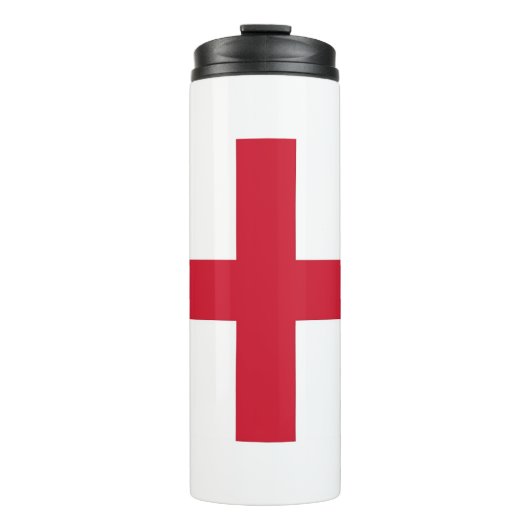 Thermal Tumbler mit Flagge von England Thermosbecher (Vorderseite)