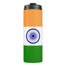 Thermal Tumbler mit indischer Flagge Thermosbecher