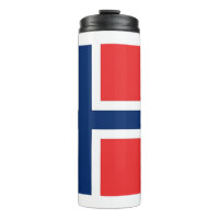 Thermal Tumbler mit norwegischer Flagge