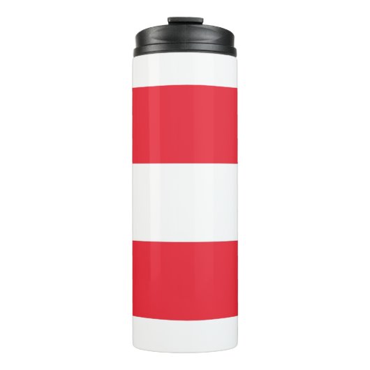 Thermal Tumbler mit österreichischer Flagge Thermosbecher (Vorderseite)