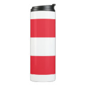 Thermal Tumbler mit österreichischer Flagge Thermosbecher (Nach links gedreht)