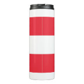 Thermal Tumbler mit österreichischer Flagge Thermosbecher (Rückseite)