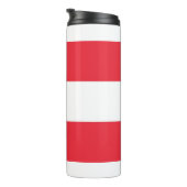 Thermal Tumbler mit österreichischer Flagge Thermosbecher (Nach rechts gedreht)