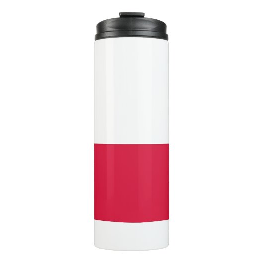 Thermal Tumbler mit polnischer Flagge Thermosbecher (Vorderseite)
