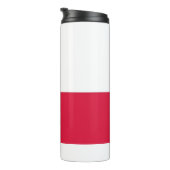 Thermal Tumbler mit polnischer Flagge Thermosbecher (Nach rechts gedreht)