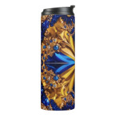 Thermal Tumbler mit Schweden Farben Thermosbecher (Nach links gedreht)