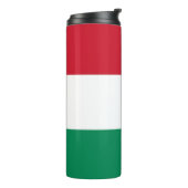 Thermal Tumbler mit ungarischer Flagge Thermosbecher (Nach links gedreht)