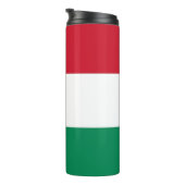 Thermal Tumbler mit ungarischer Flagge Thermosbecher (Nach rechts gedreht)