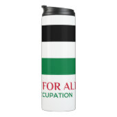 Thermal Tumbler Palestine support Thermosbecher (Nach rechts gedreht)