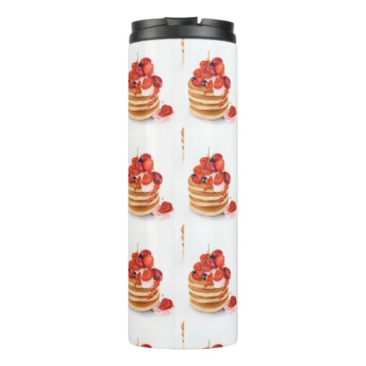 Thermal Tumbler Pancakes Breakfast Thermosbecher (Rückseite)