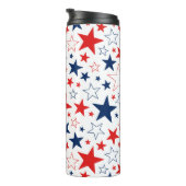 Thermal Tumbler Patriotic Stars Thermosbecher (Nach rechts gedreht)