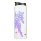 Thermal Tumbler: Pferde Thermosbecher (Nach rechts gedreht)