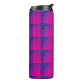 Thermal Tumbler PINK - BLAU - MANDALA MODERN Thermosbecher (Nach links gedreht)
