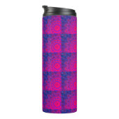 Thermal Tumbler PINK - BLAU - MANDALA MODERN Thermosbecher (Nach rechts gedreht)