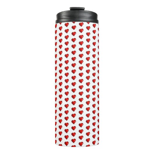 Thermal Tumbler Red Hearts Thermosbecher (Vorderseite)