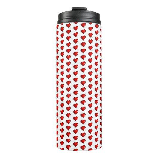 Thermal Tumbler Red Hearts Thermosbecher (Vorderseite)
