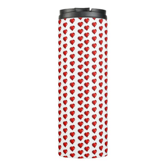 Thermal Tumbler Red Hearts Thermosbecher (Rückseite)
