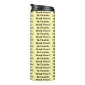 Thermal Tumbler Solid Baby Yellow Be Healthy Water Thermosbecher (Nach rechts gedreht)