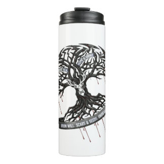 Thermal Tumbler Strength Through Pain motivation  Thermosbecher