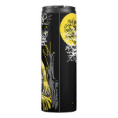 Thermal Tumbler – Urban Tree Owl & Wealth Surreal Thermosbecher (Rückseite)