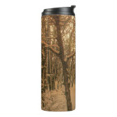 Thermal Tumbler Winterwald Schnee und Licht Thermosbecher (Nach links gedreht)