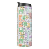 Thermal Tumbler with Architectural Blueprint Thermosbecher (Nach rechts gedreht)