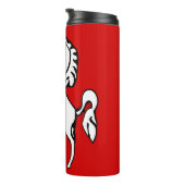 Thermal Tumbler with flag of Kent County, England Thermosbecher (Nach rechts gedreht)