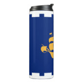 Thermal Tumbler with flag of Quebec City Thermosbecher (Nach links gedreht)