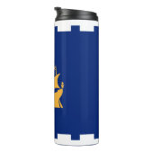 Thermal Tumbler with flag of Quebec City Thermosbecher (Nach rechts gedreht)