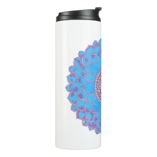 Thermal Tumbler with Mandala Design Thermosbecher (Nach links gedreht)