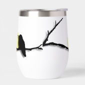Thermal Wineglass - Hummingbird am Zweig (Links)