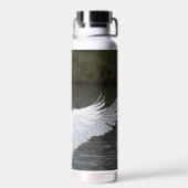 Thermalflasche mit einem Foto Schwan Trinkflasche (Rückseite)