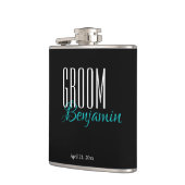 Thermalflasche mit Monogramm Flachmann (Links)