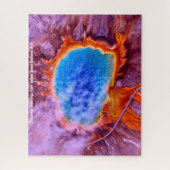 Thermalquellen wyomend. Jigsaw Puzzle (Vertikal)