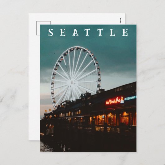 Thermaltumbler Feiertagspostkarte (Vorne/Hinten)