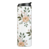 Thermaltumbler florales Muster Thermosbecher (Nach links gedreht)