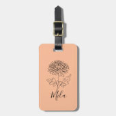 Thermaltumbler Gepäckanhänger (Vorderseite vertikal)