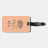 Thermaltumbler Gepäckanhänger (Rückseite horizontal)