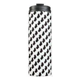 Thermaltumbler-Guinea Schweine-Silhouette Thermosbecher