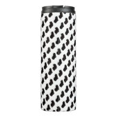 Thermaltumbler-Guinea Schweine-Silhouette Thermosbecher (Rückseite)