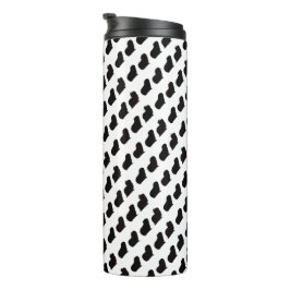 Thermaltumbler-Guinea Schweine-Silhouette Thermosbecher