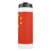 Thermaltumbler mit Fahne der China Thermosbecher (Vorderseite)