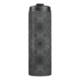 Thermaltumbler mit Geo-Design Thermosbecher