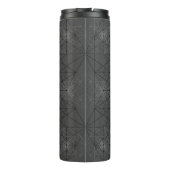 Thermaltumbler mit Geo-Design Thermosbecher (Rückseite)