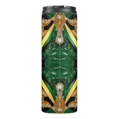 Thermaltumbler mit jamaikanischen Farben Thermosbecher (Rückseite)