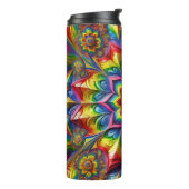 Thermaltumbler mit LGBTQ-Farben Thermosbecher (Nach links gedreht)