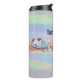 Thermaltumbler mit Schildkröten Thermosbecher (Nach links gedreht)